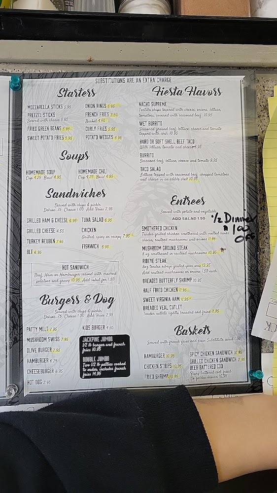 Jackpine Restaurant Menu image 2